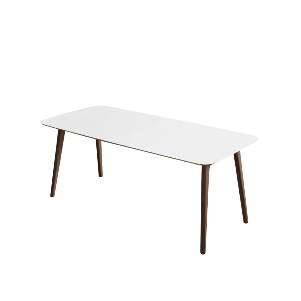DEER CERAMIC TABLE WALNUT